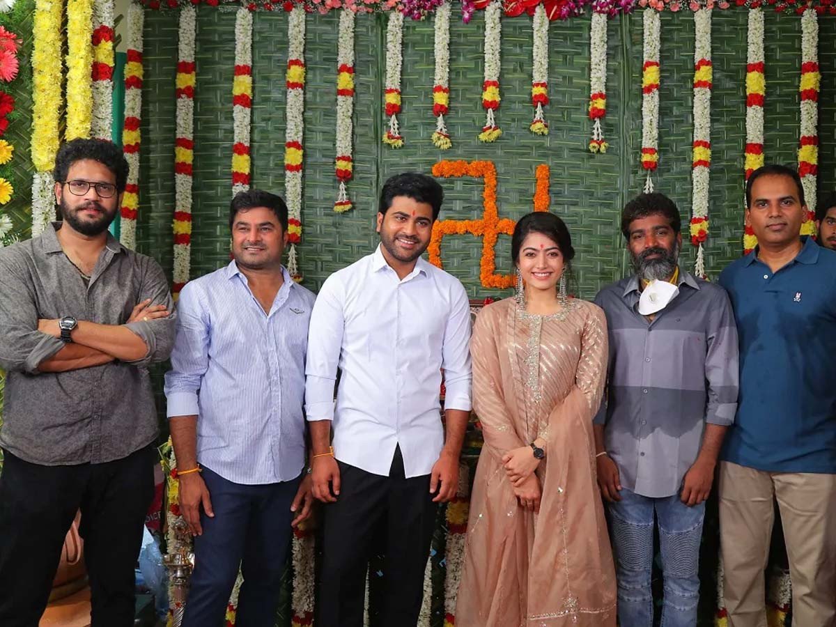 The first look of the film Adallu Meeku Joharlu launched in Tirupathi