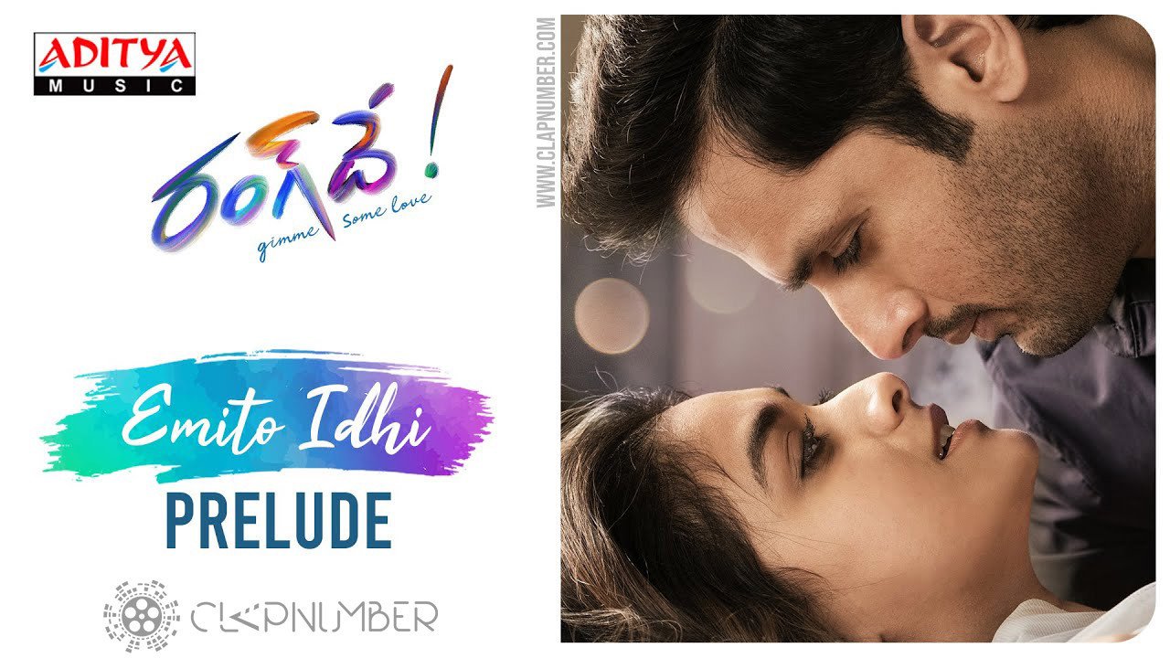 First song of Nithin starrer Rang de, released!
