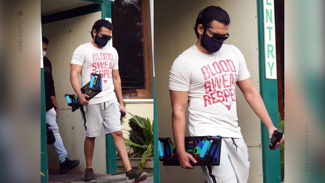 Paparazzi spots Ram Pothineni with something unique