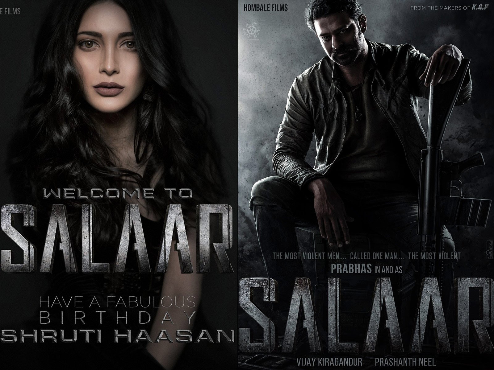 Prabhas and Shruthi Hasan's 'Salaar' shoot commences