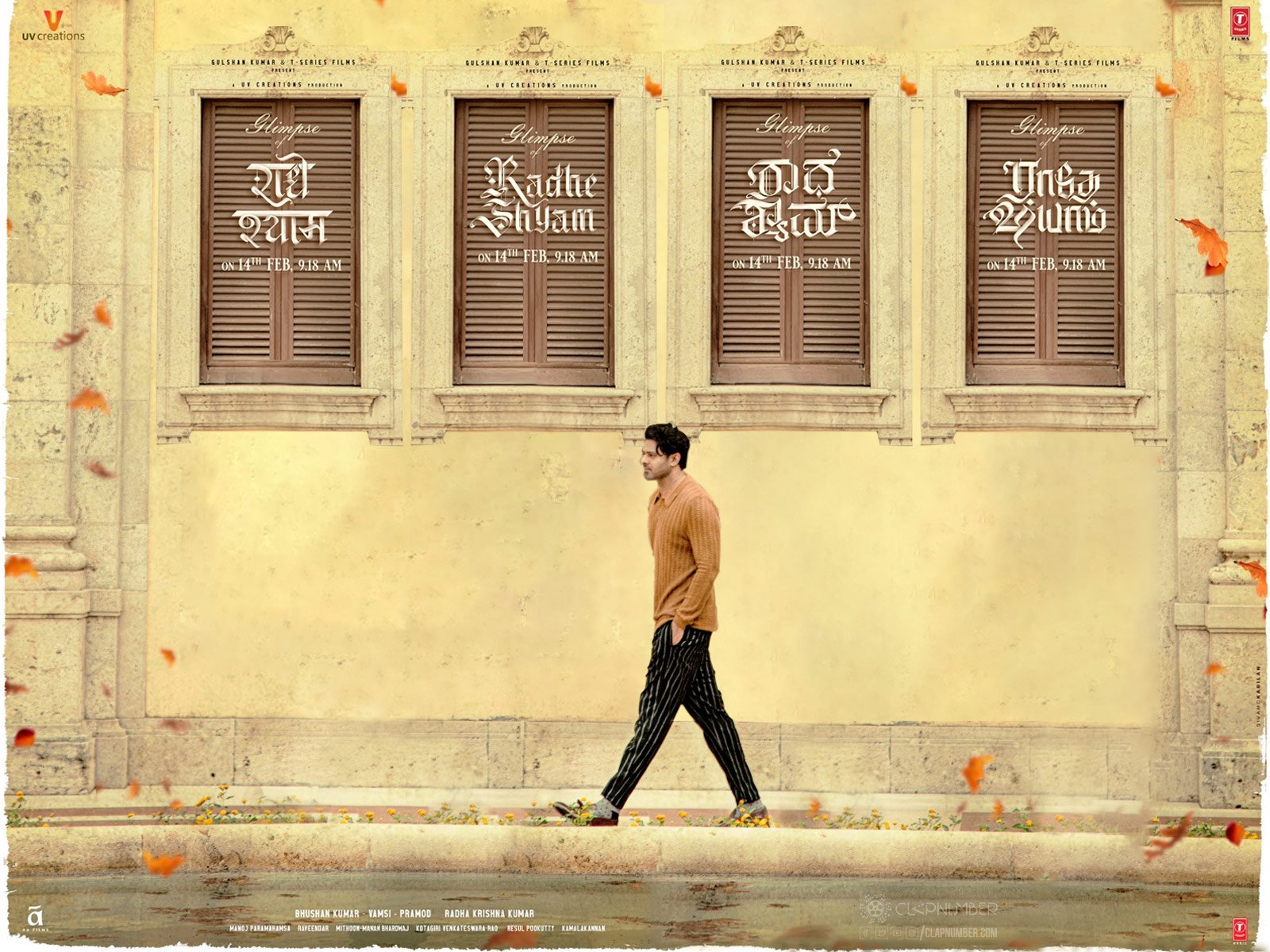 Radheshyam Teaser to be launched On February 14