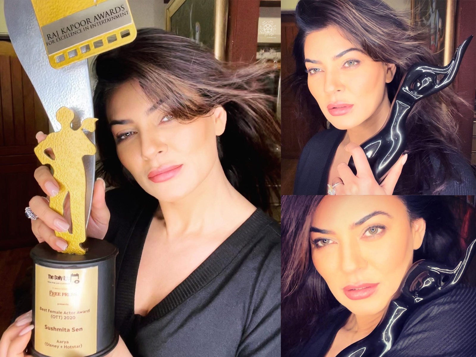 Sushmita Bags Filmfare OTT Awards
