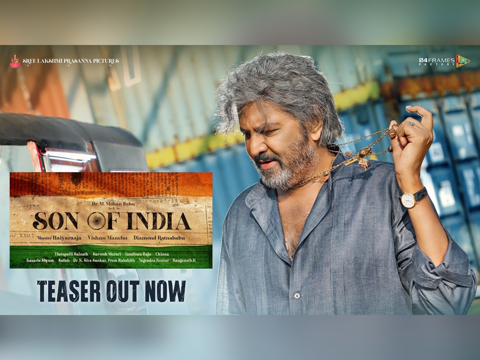 TEASER RELEASE: Mohan Babu Makes A Grand Comeback With His Upcoming Film 'Son Of India'