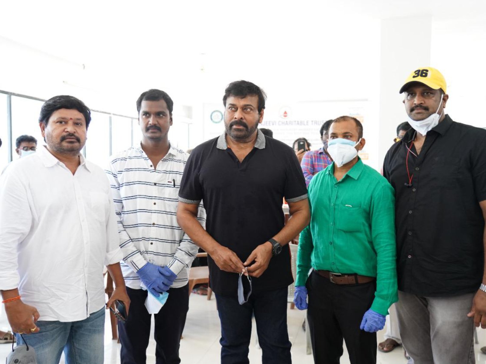 Megastar Chiranjeevi Starts A Vaccination Drive For Telugu Film Workers