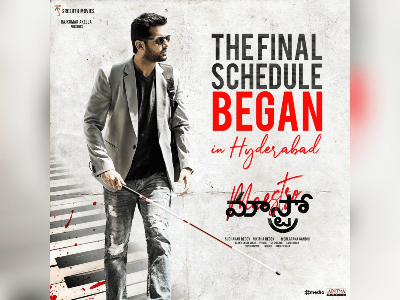 Nithiin's Maestro Begins Its Conclusive Film Schedule Today!
