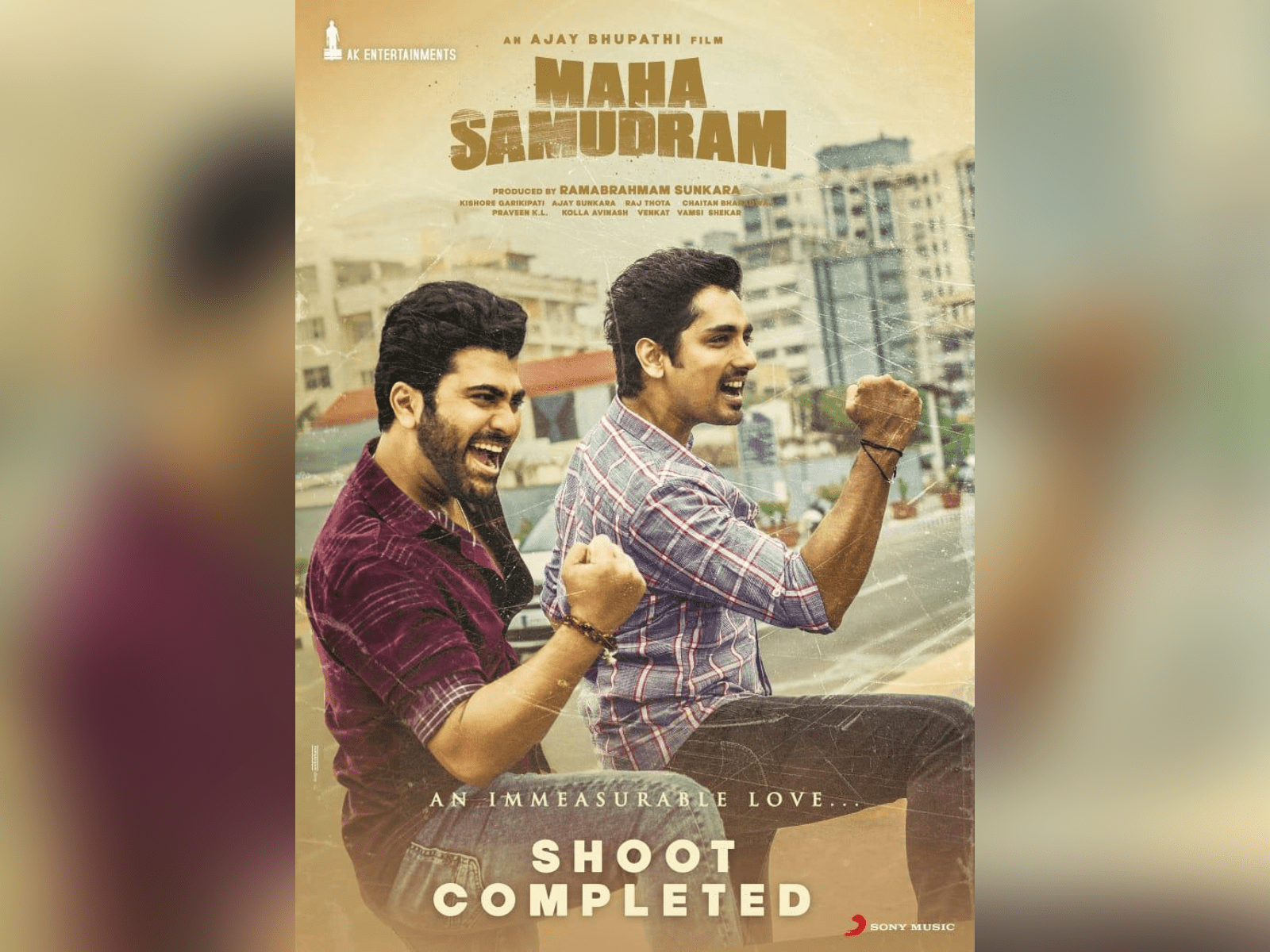 The blissful film shoot of Maha Samudram is finally concluded!