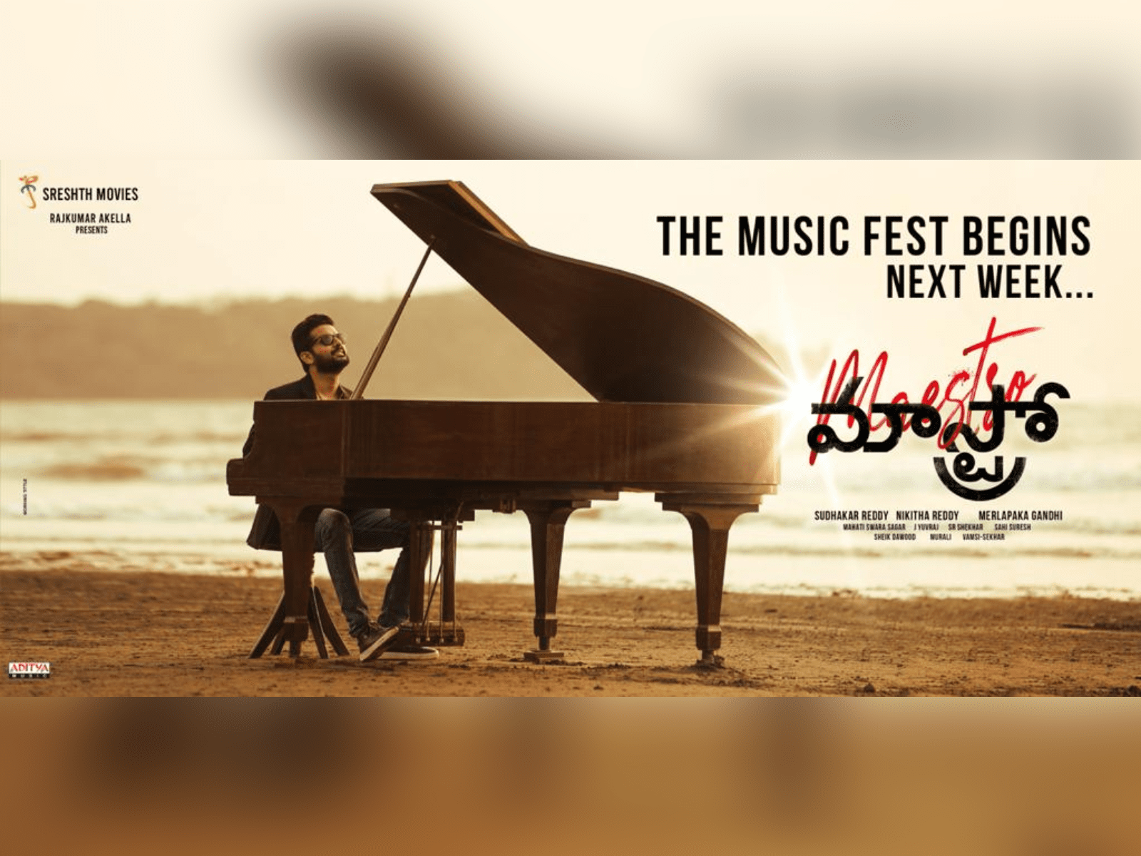 Nithiin's Maestro music festival begins next week!