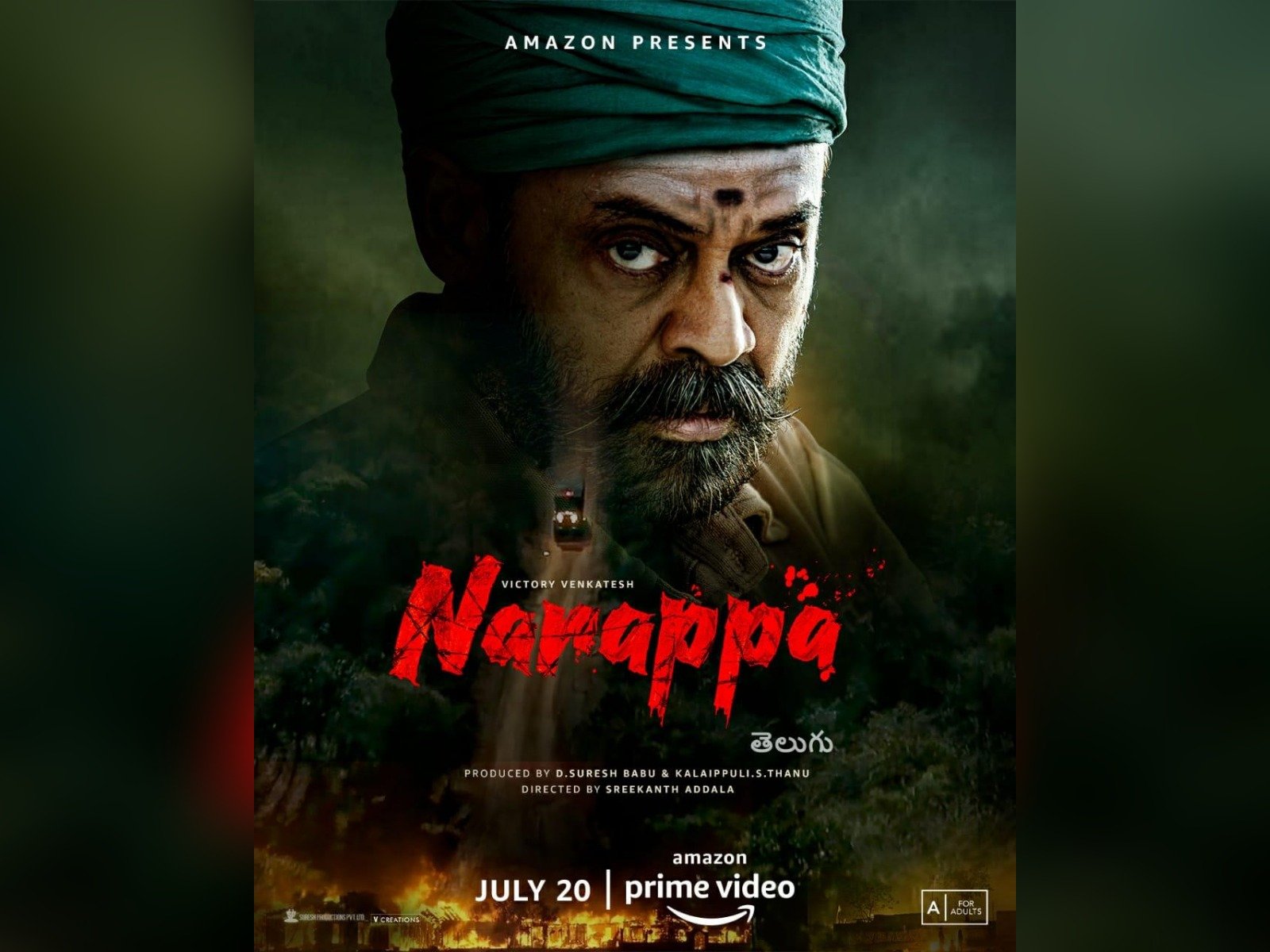 Venkatesh’s mass action entertainer Naarappa To Release On Amazon Prime On July 20