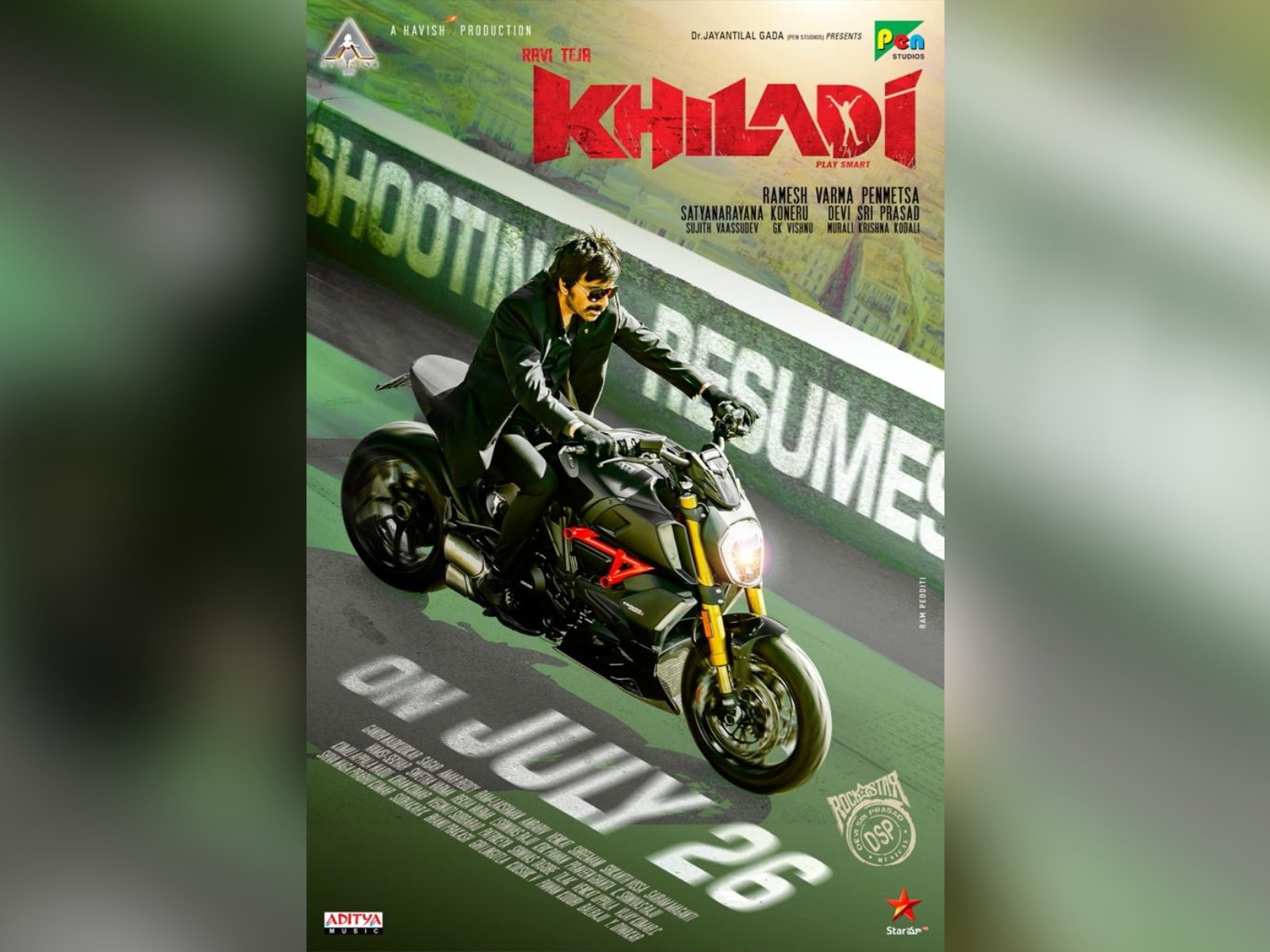 Mass Maharaja Ravi Teja's Khiladi Shooting Resumes Today