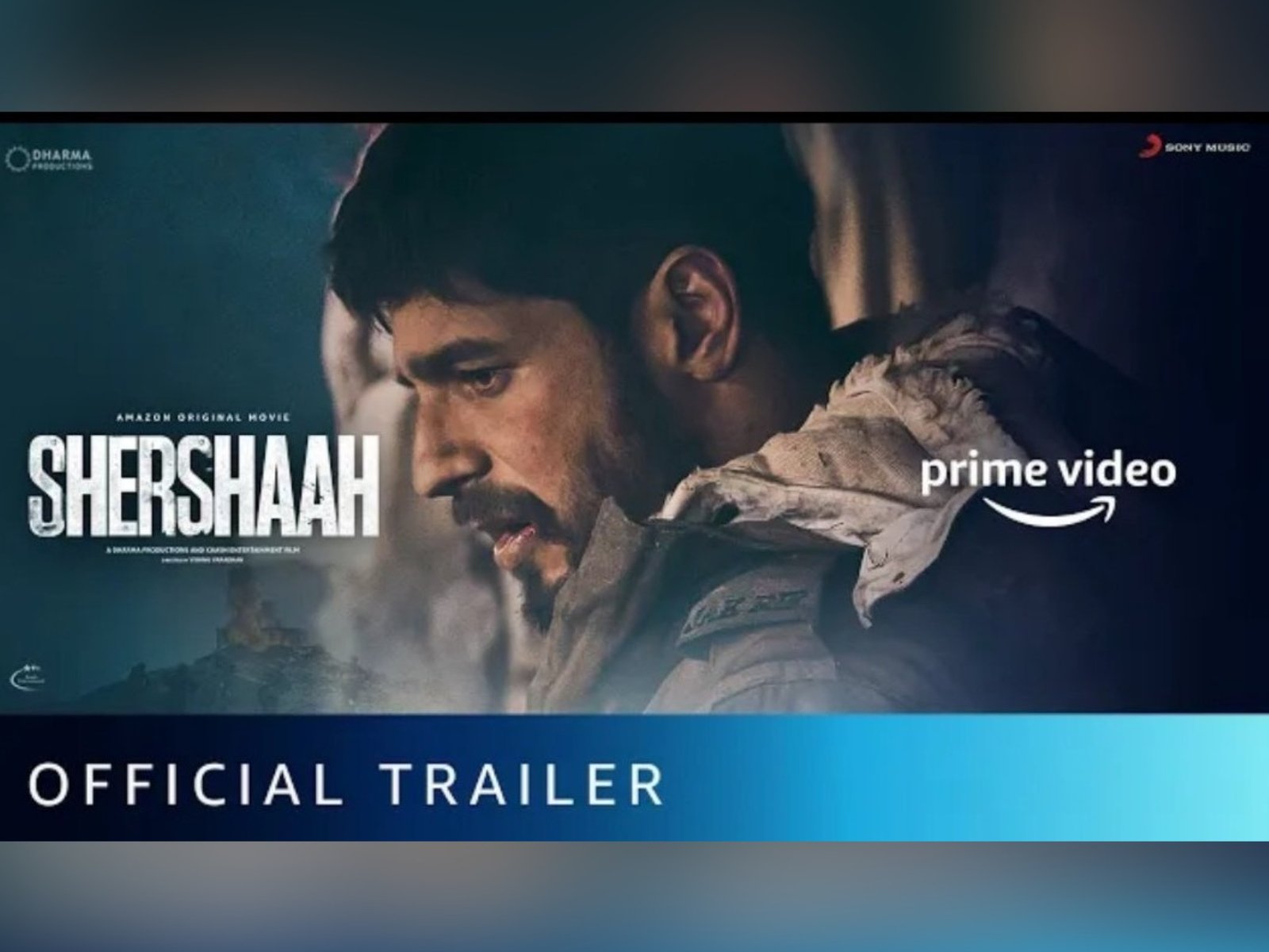 TRAILER RELEASE: Shershaah is an Indian biographical war film