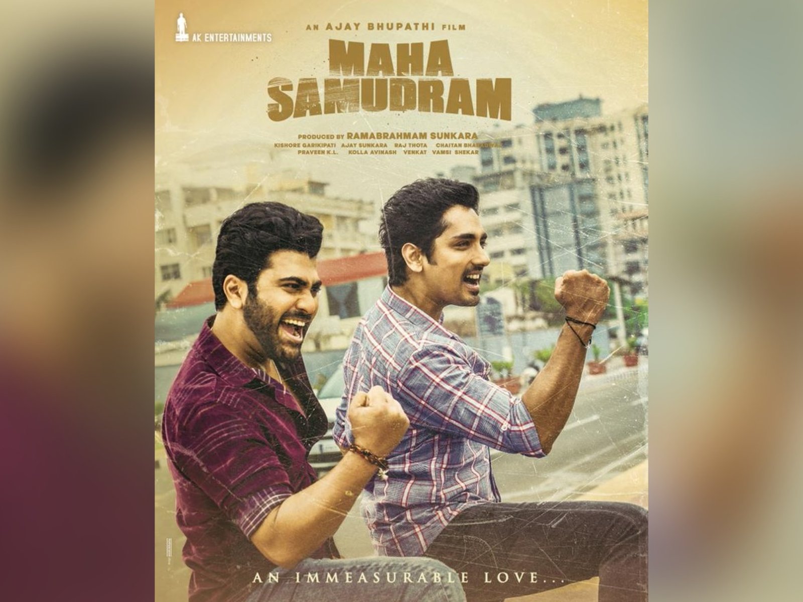 Sharwanand's Maha Samudram Character Revealing Motion Poster Out
