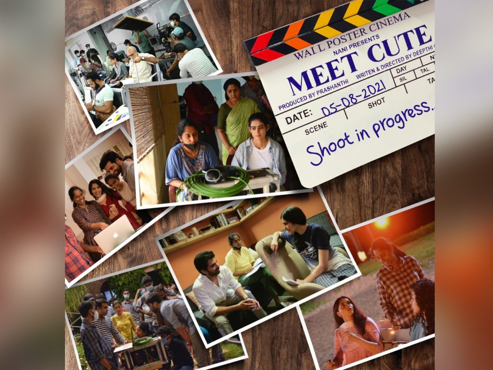 Six Male And Six Female Lead Actors In Nani Presents, Wall Poster Cinema's "Meet Cute"