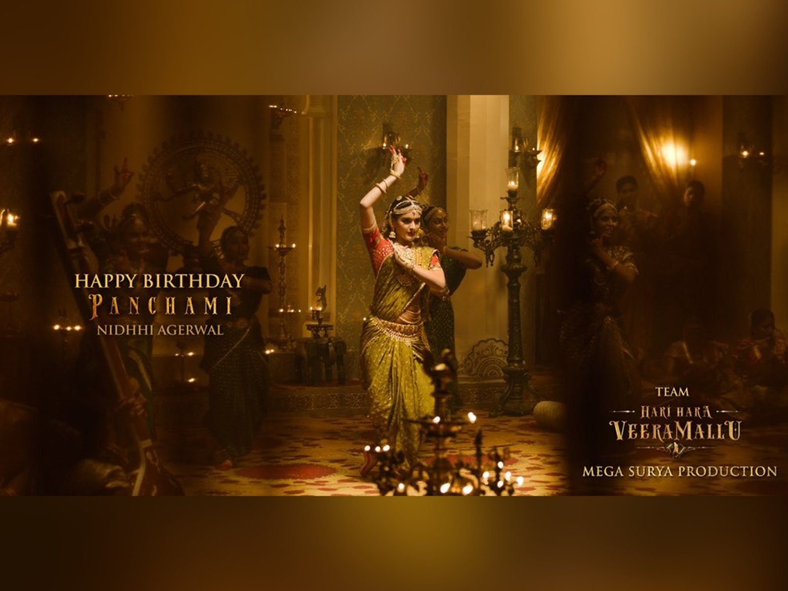Nidhhi Plays Graceful Panchami In Hari Hara Veera Mallu