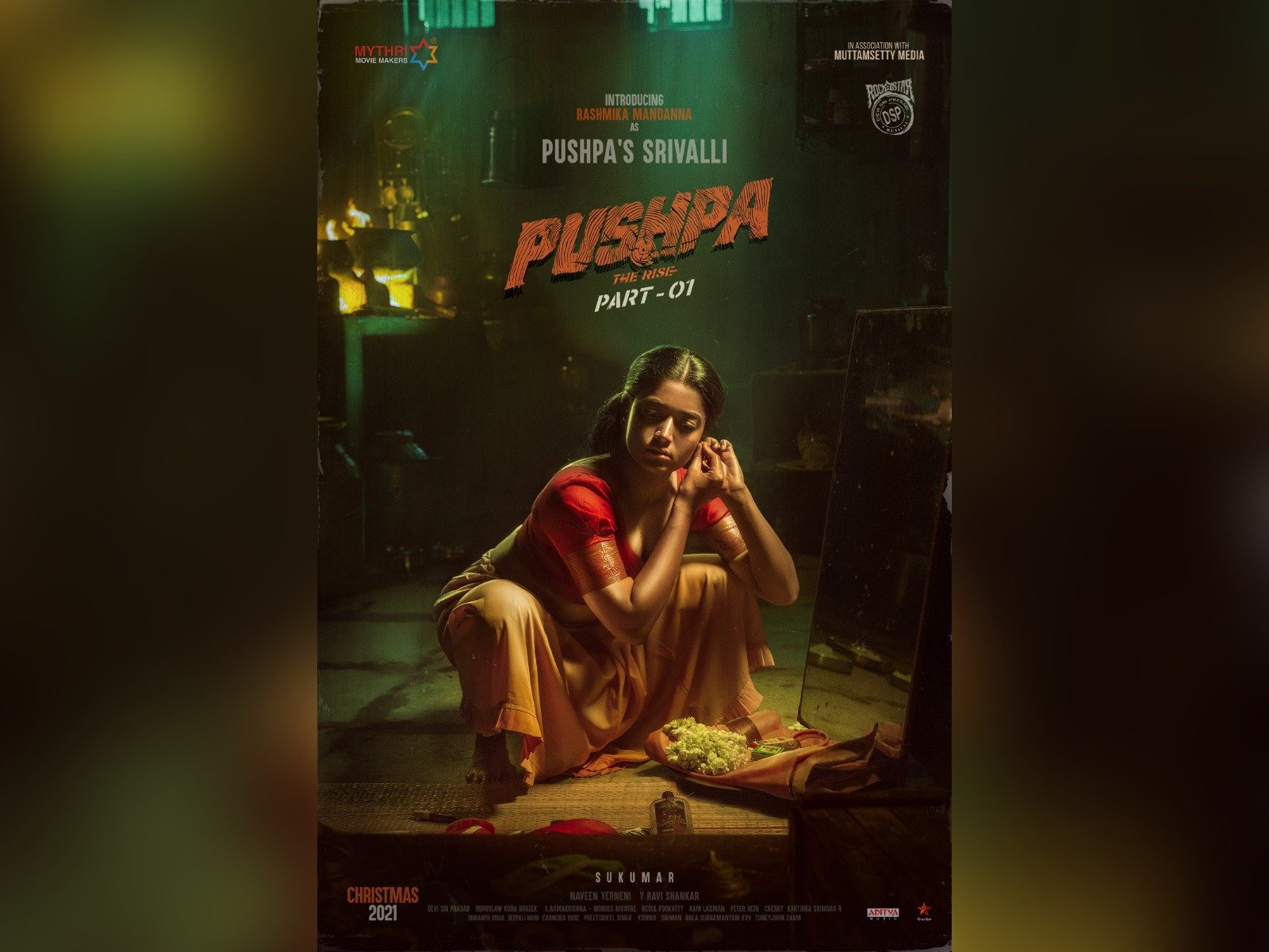 Rashmika’s first look from Pushpa The Rise is out