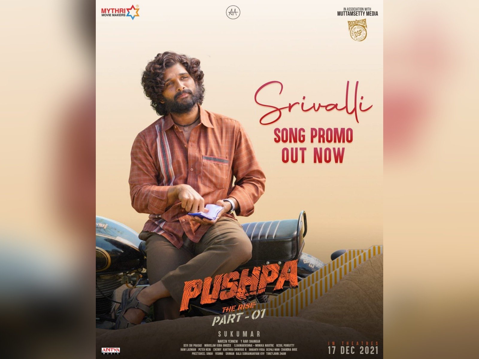 Srivalli Promo unveiled today