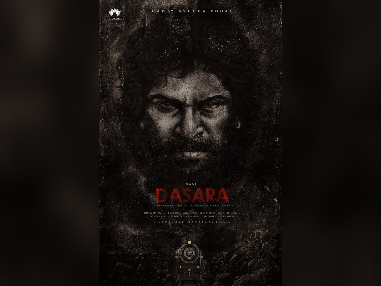 Nani's Film Titled Dasara, A Glimpse Unveiled