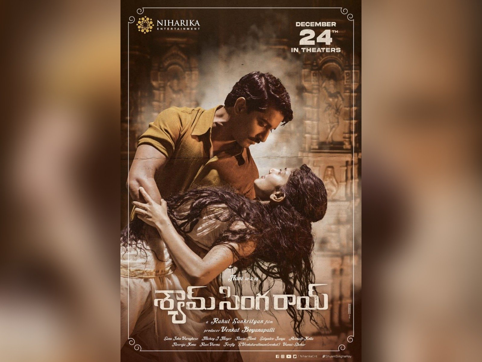 Nani’s Shyam Singha Roy To Release Worldwide In Theatres On December 24