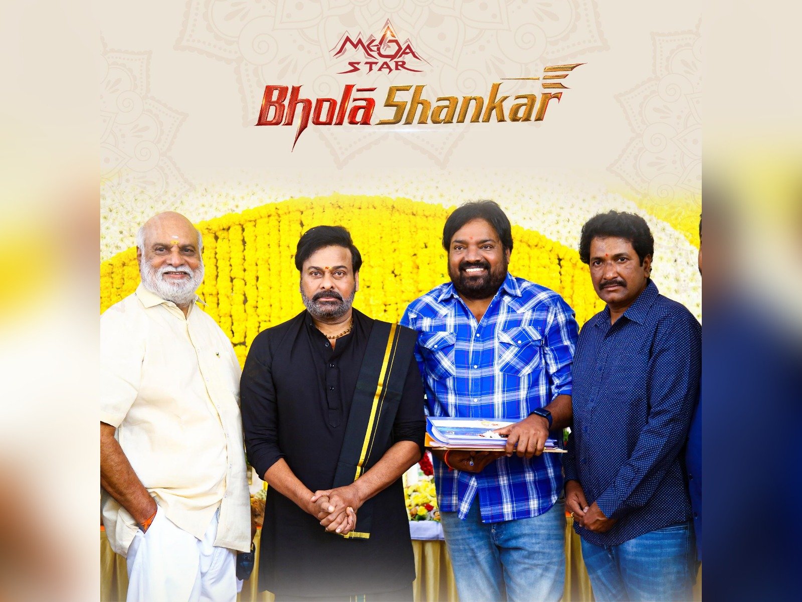 Megastar Chiranjeevi's Bholaa Shankar Launched Grandly