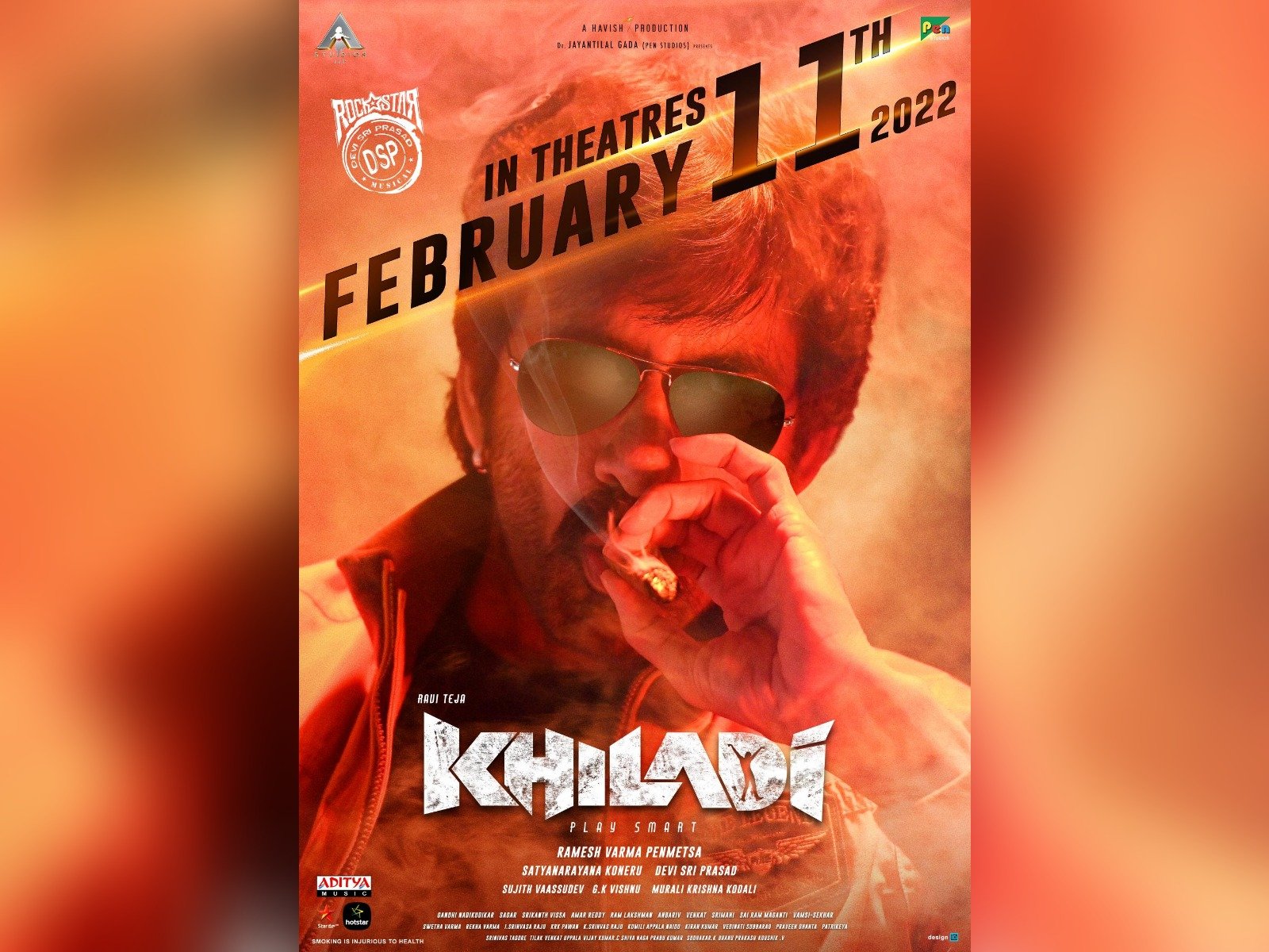 Mass Maharaja Ravi Teja's Khiladi To Release On February 11th