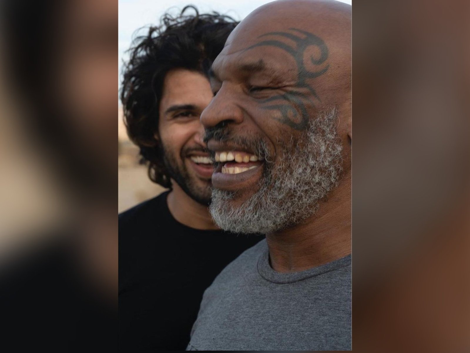 Legend Mike Tyson, Liger Vijay Deverakonda Met Face To Face For USA Schedule