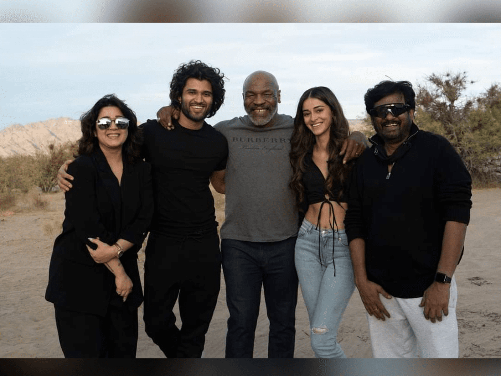 Legend Mike Tyson Enjoyed Indian Cuisine With Team Liger