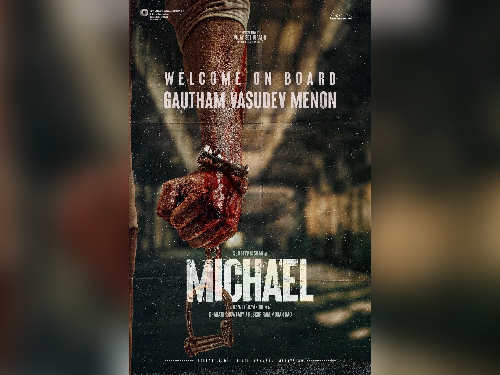 Gautham Menon On Board For Pan India Film Michael
