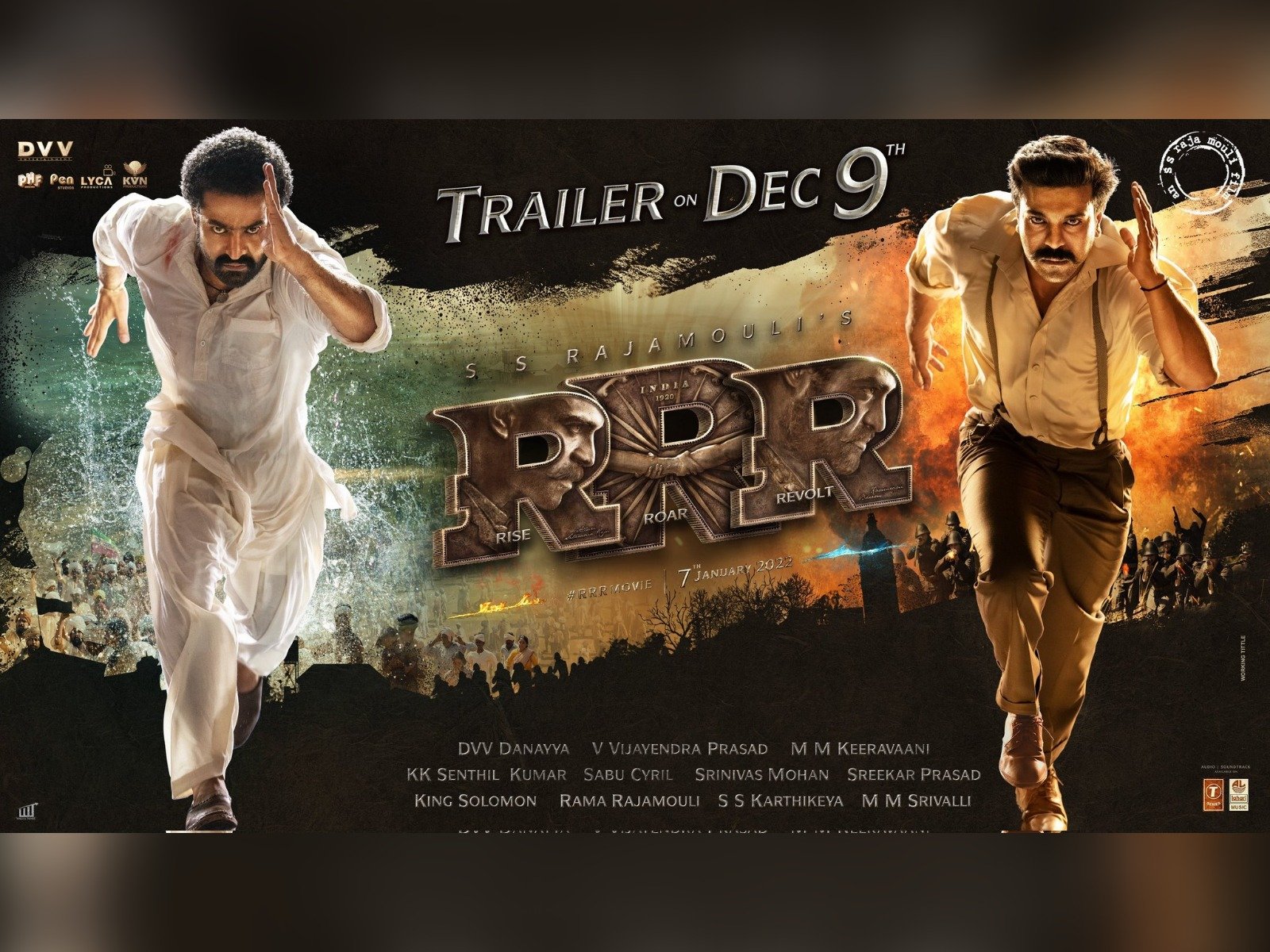 RRR Trailer On December 9th