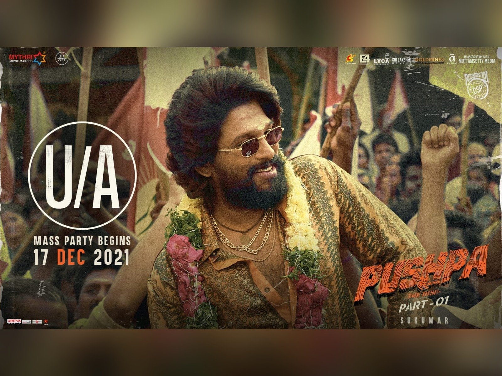 Pushpa has completed the censor formalities with a U/A certificate.