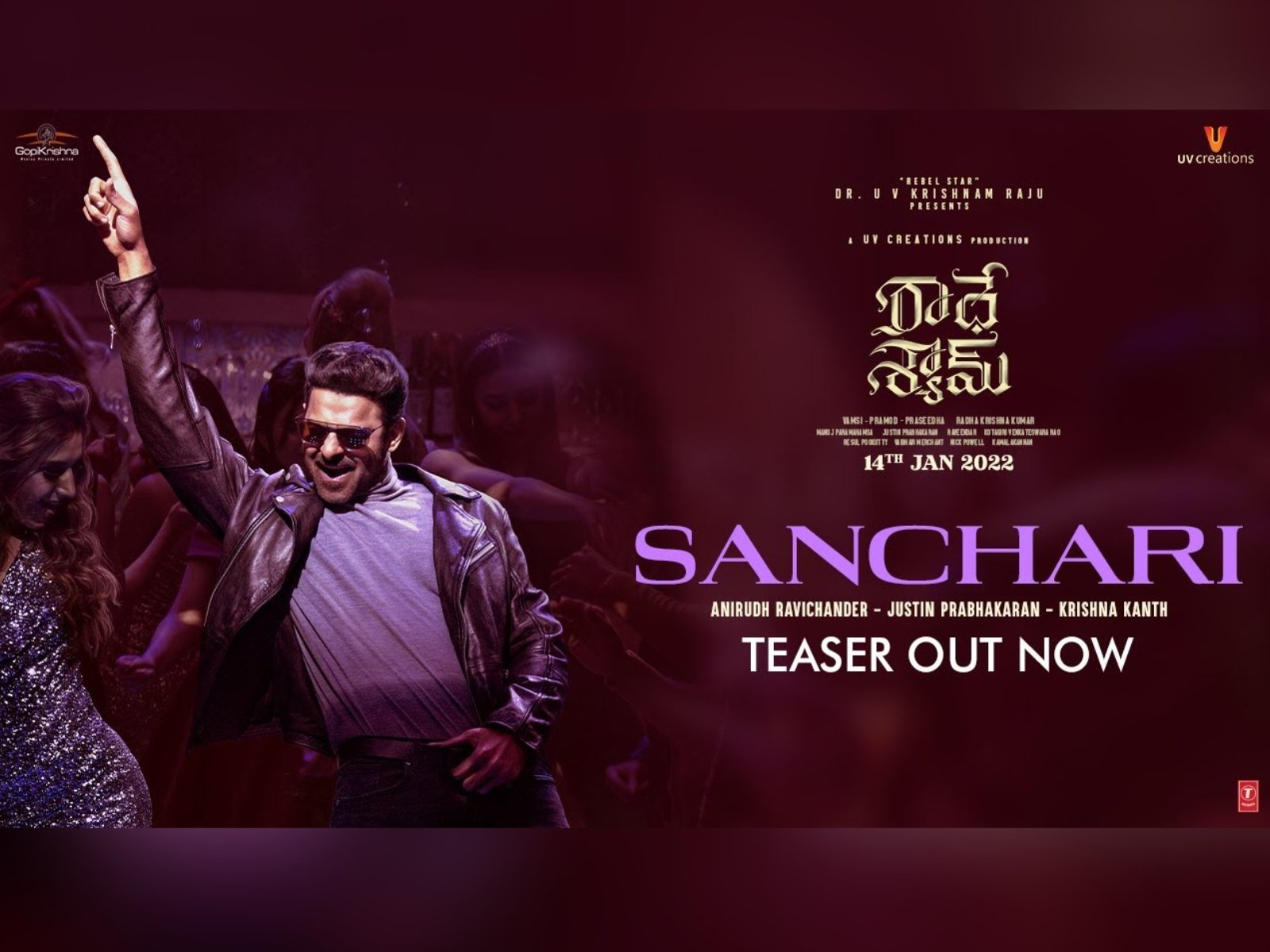 The promo of the Sanchari song from Radhe Shyam unveiled