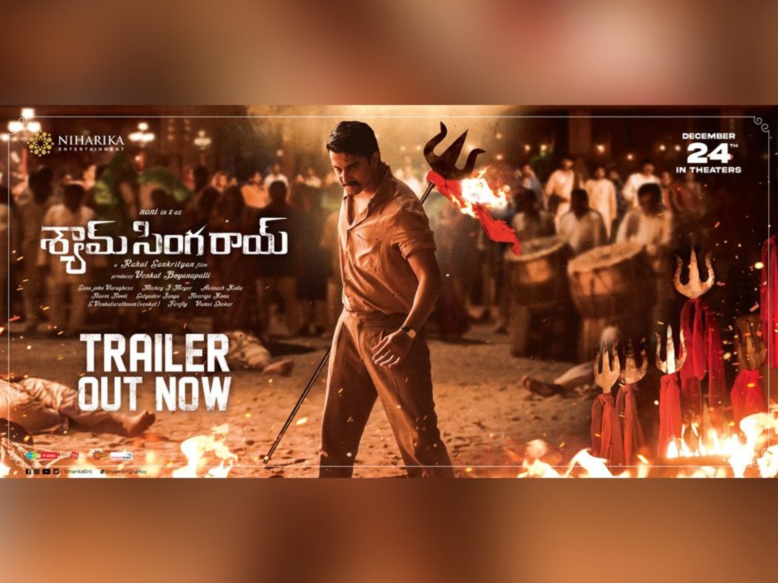 Nani’s Shyam Singha Roy Trailer Unveiled