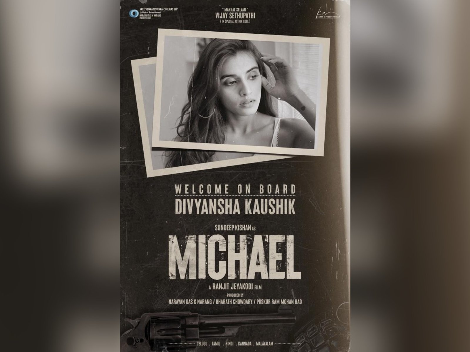 Divyansha Kaushik On Board For Pan India Film Michael