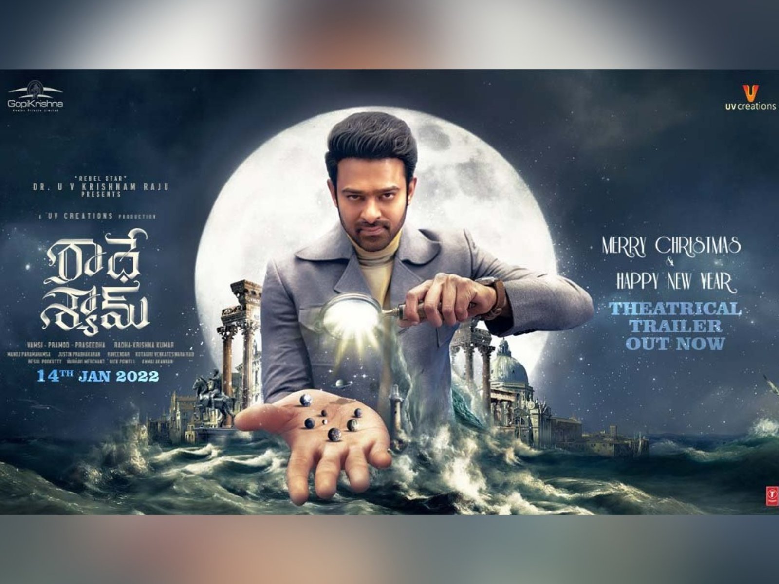 The theatrical trailer of Radhe Shyam unveiled