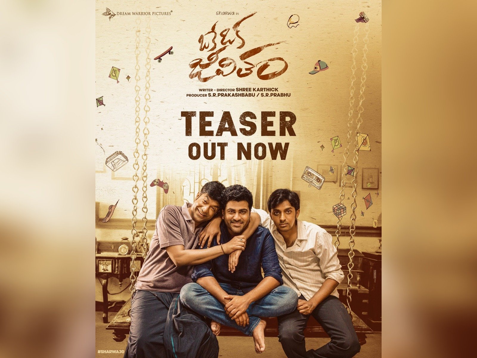 Teaser Of Sharwanand's Oke Oka Jeevitham Unveiled