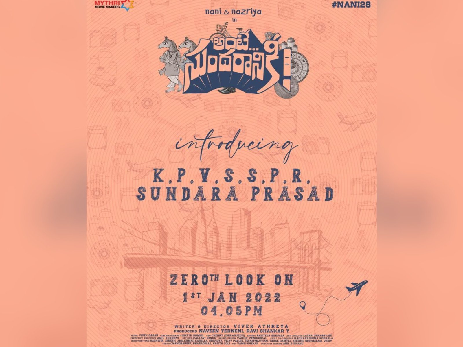 Ante Sundaraniki announcement poster unveiled