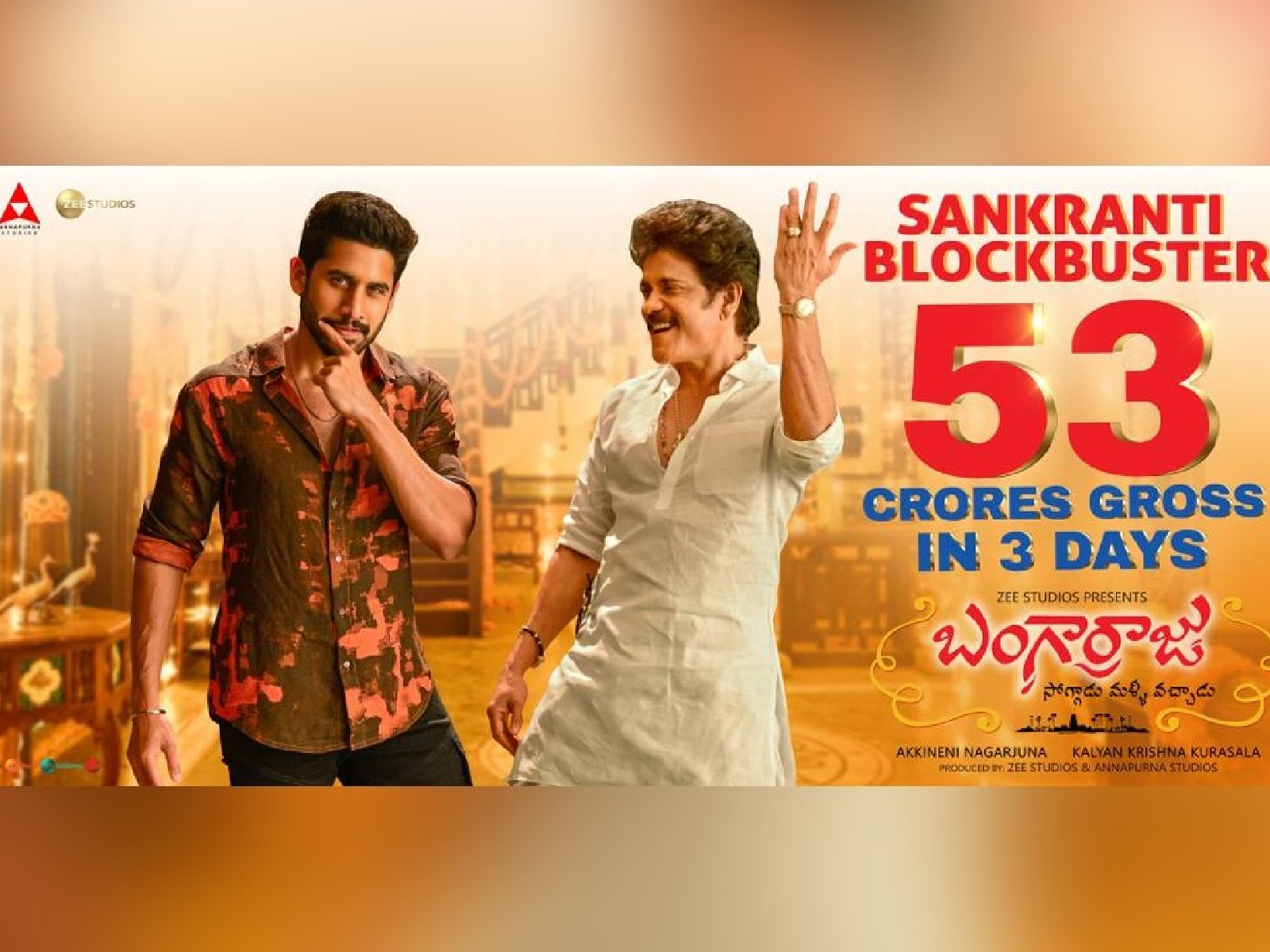 Bangarraju Grossed 53 Cr Worldwide In 3 Days
