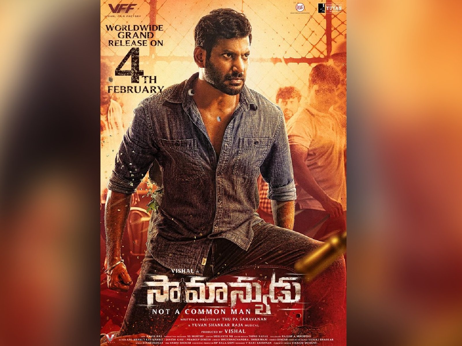 Vishal's Saamanyudu Releasing On February 4th