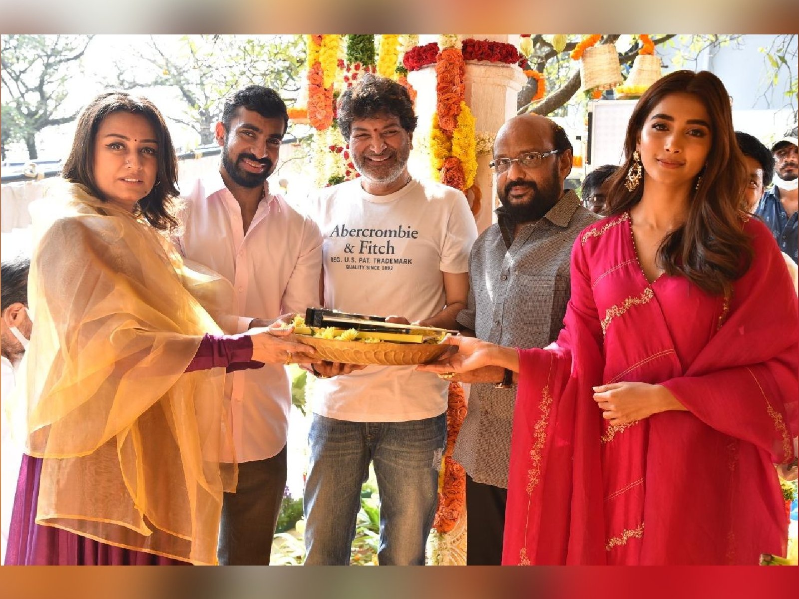 Superstar Mahesh Babu, Trivikram Srinivas, Haarika & Hassine Creations SSMB28 Launched