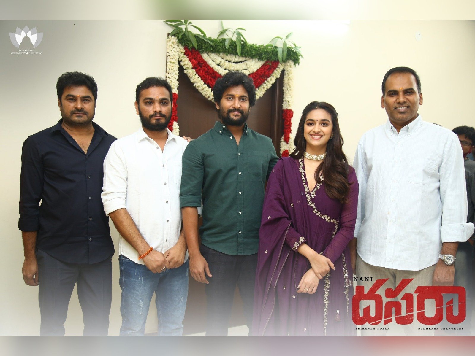Dasara movie launched with a Pooja Ceremony today