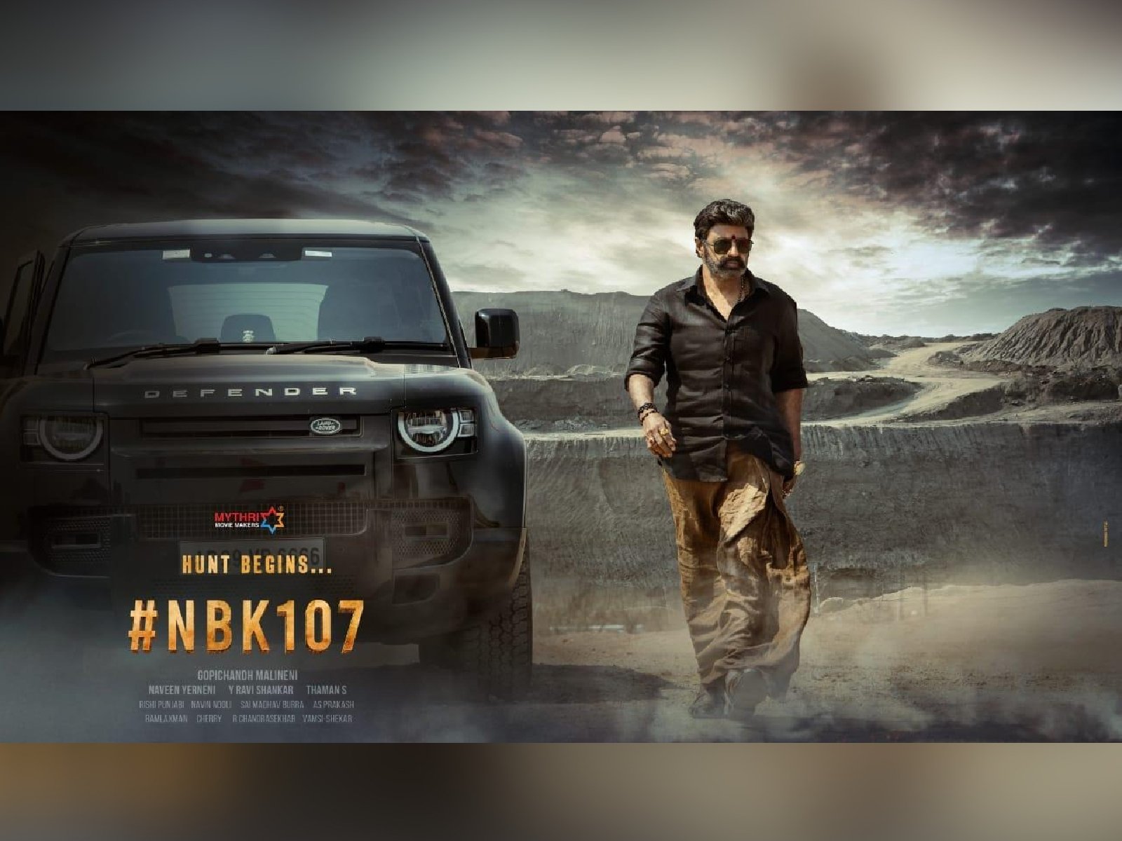 Nandamuri Balakrishna’s First Look In #NBK107 Unveiled