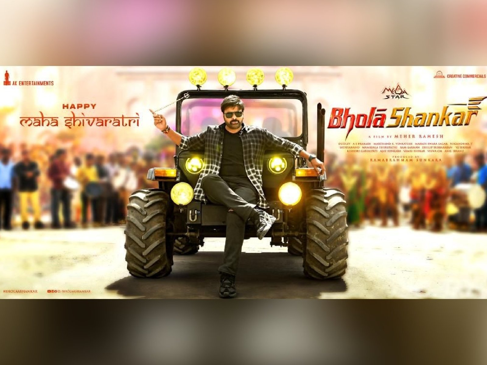 Bholaa Shankar 1st Look Unveiled