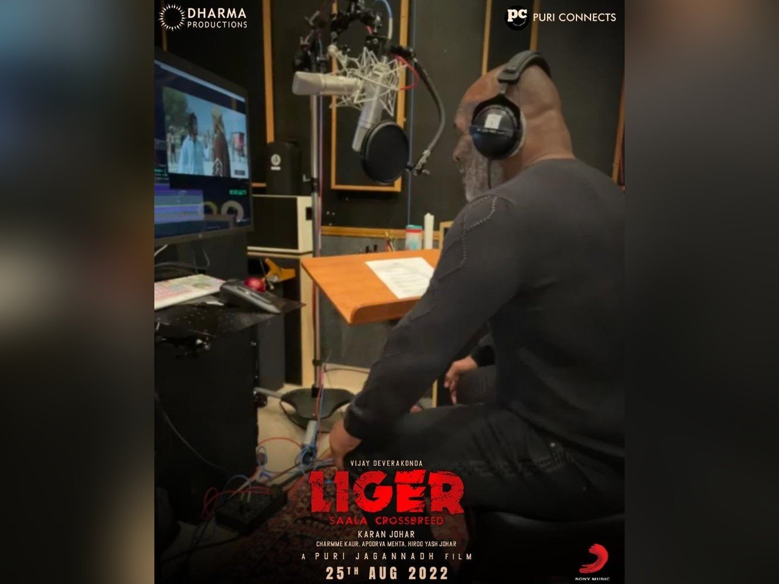 Mike Tyson Completes Dubbing For LIGER (Saala Crossbreed)