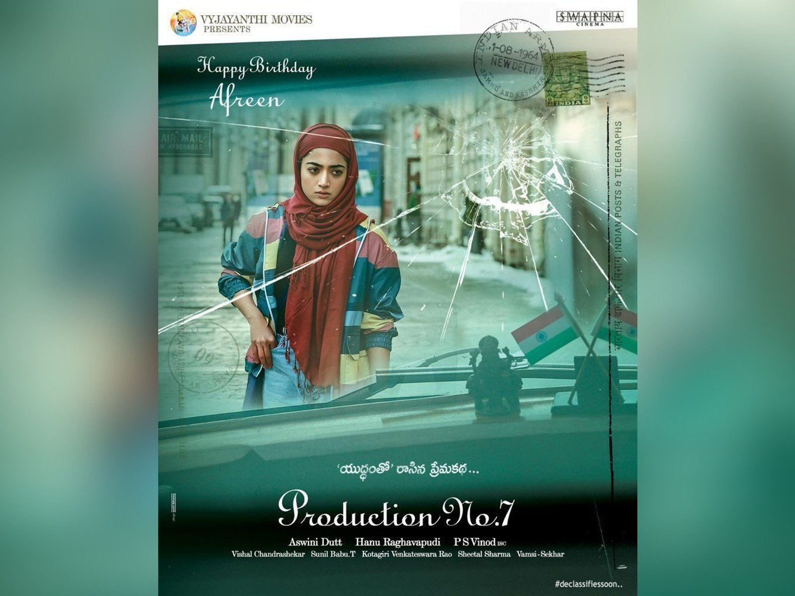 Rashmika Mandanna’s Heroic Role Revealed In Production No 7