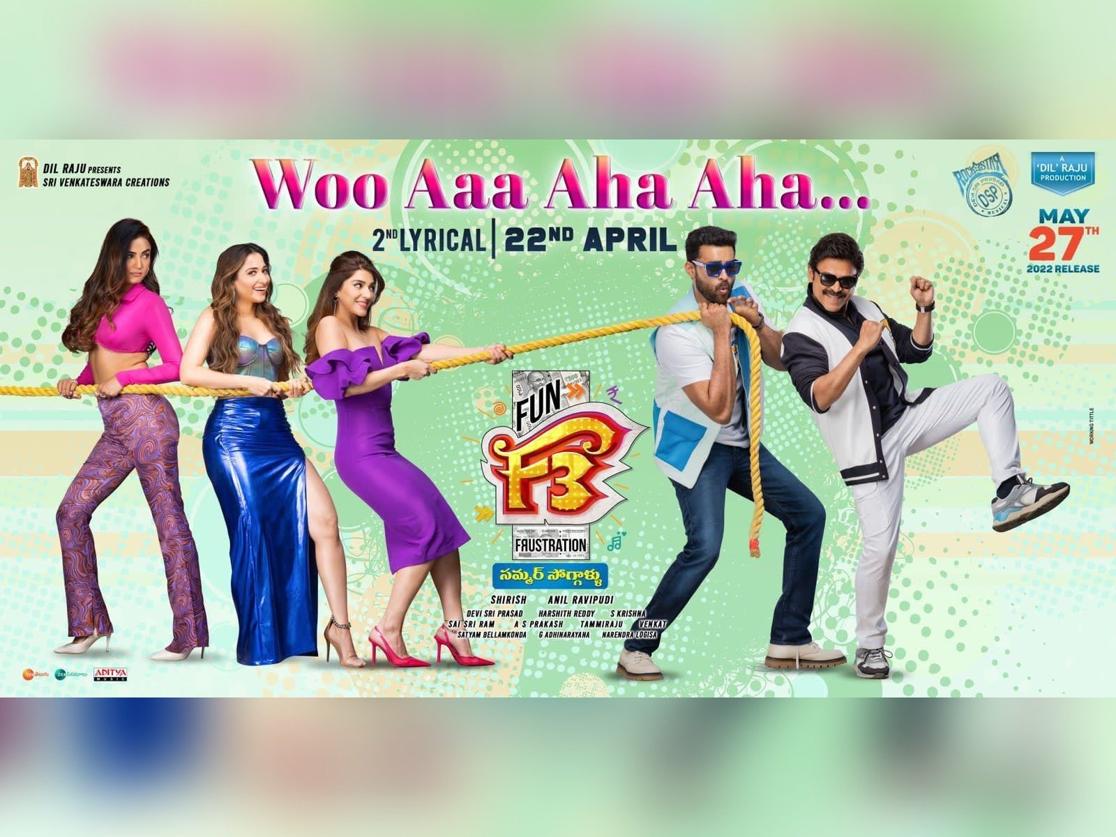 F3 Second Single To Be Out On 22nd April