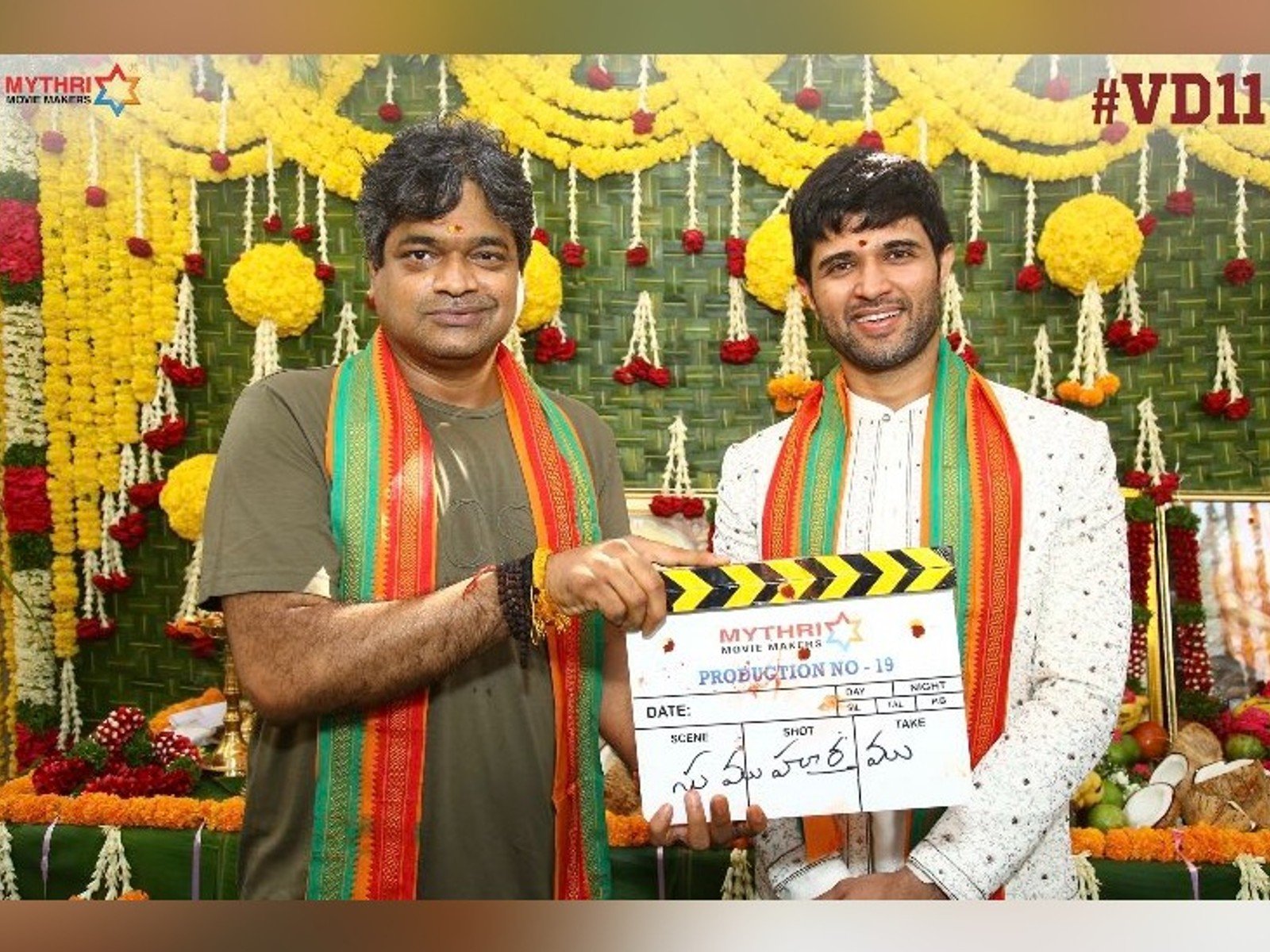 Vijay Deverakonda-Samantha’s movie launched with a pooja ceremony