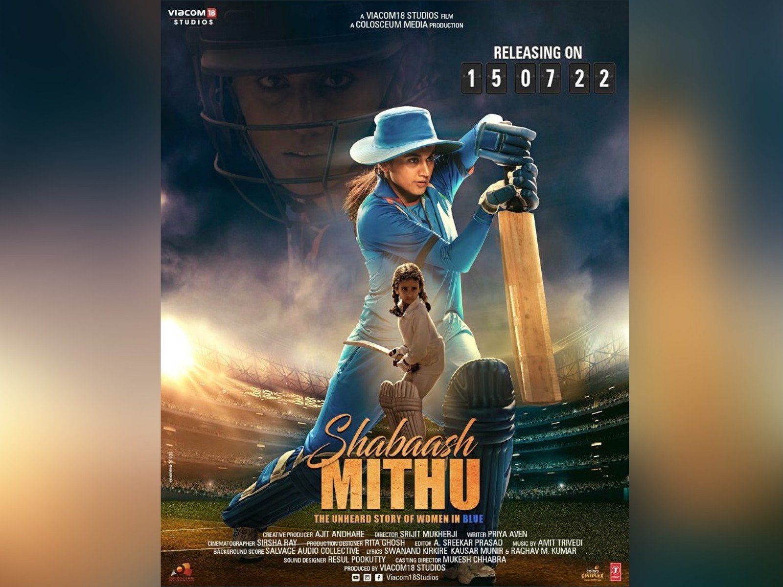 Taapsee’s Shabaash Mithu is releasing on July 17, 2022
