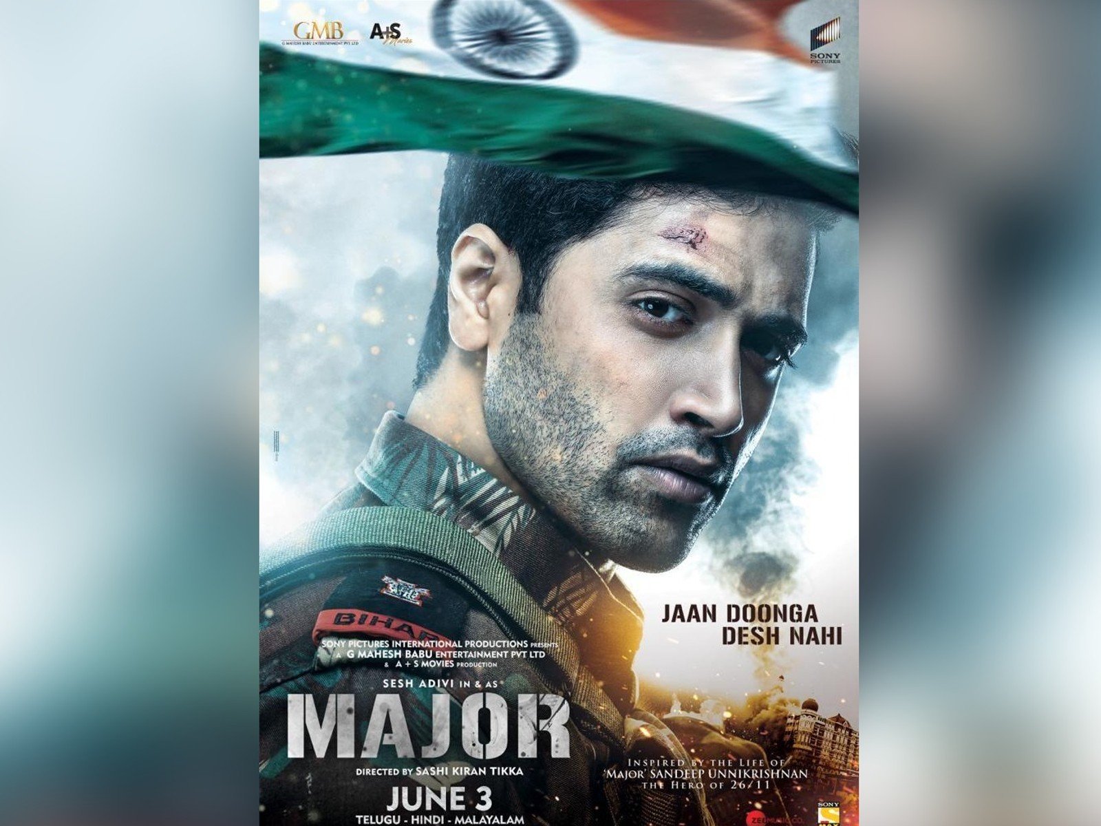 *“MAJOR” Team Shows Theatrical Trailer To Defence Minister Rajnath Singh In Delhi*