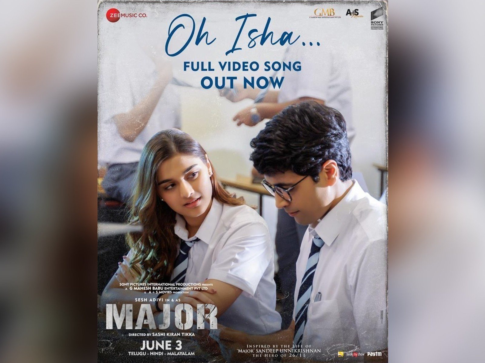 Major’s Oh Isha Video Song Is Out Now