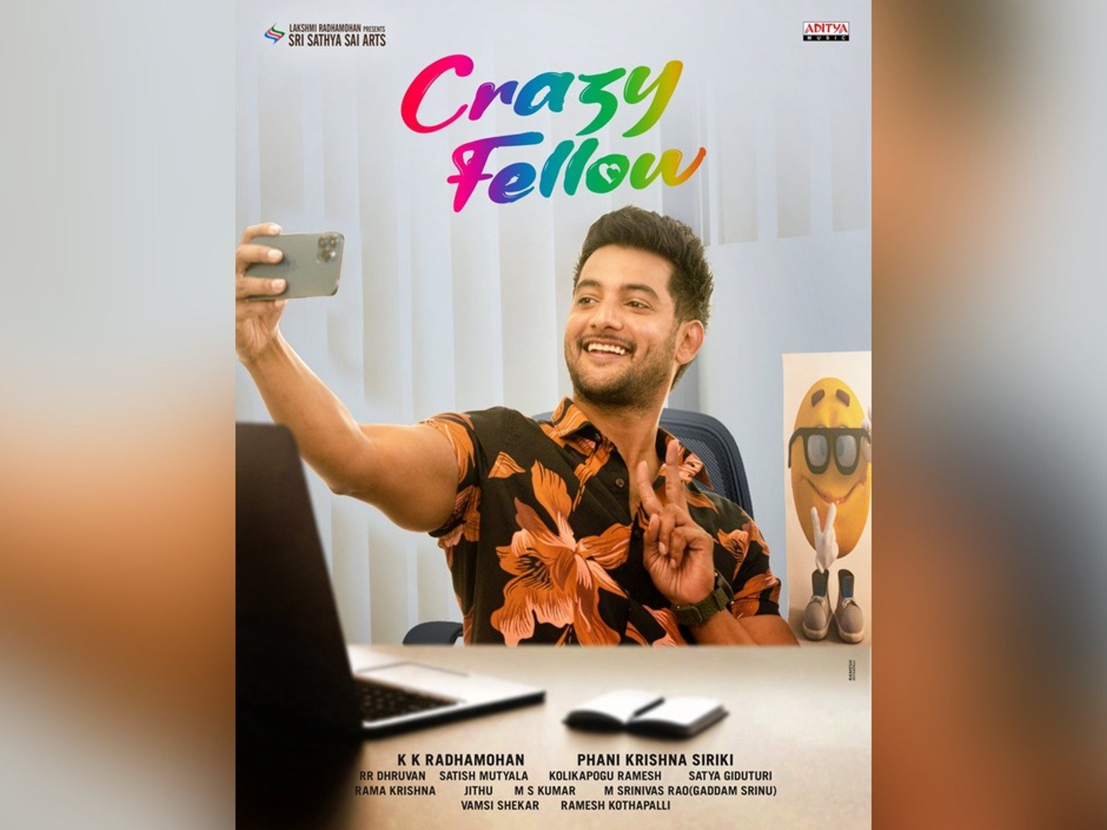 first look of Aadi’s film Crazy Fellow unlashed