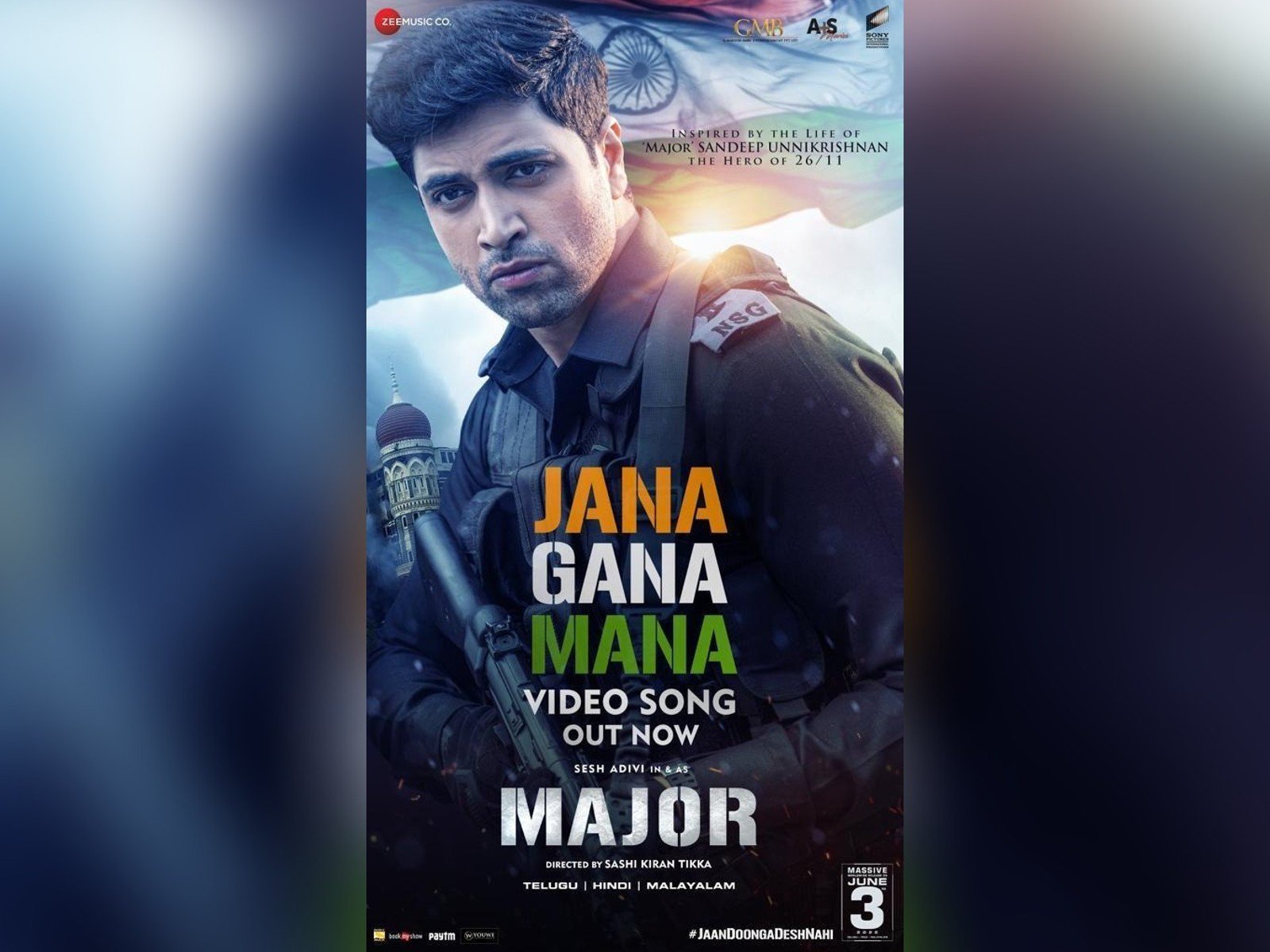 Third Single From Adivi Sesh’s Pan India Film Major Released