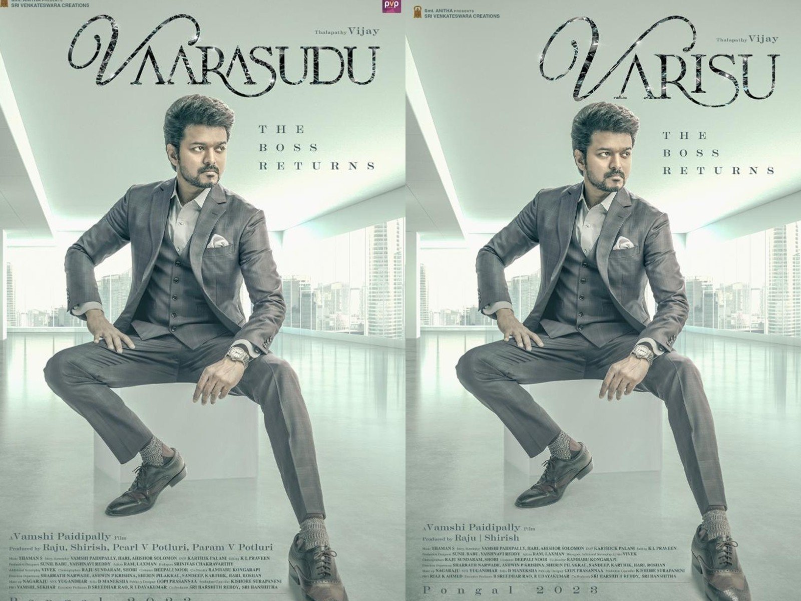 Thalapathy Vijay's 66th Film Vaarasudu/Varisu First Look Unveiled